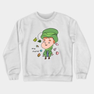 cursed lucky charms guy Crewneck Sweatshirt
